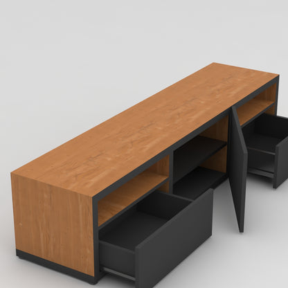 طاولة تلفزيون مع أبواب TV table with doors