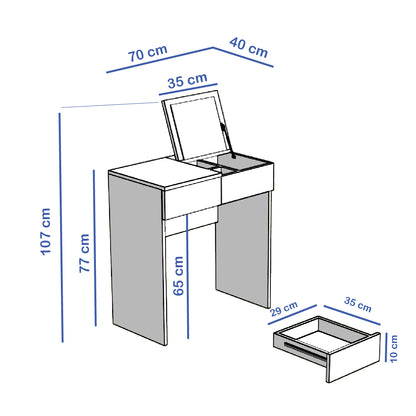 طاولة تنظيم المكياج Makeup Organizer Table