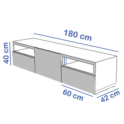 طاولة تلفزيون مع أبواب TV table with doors